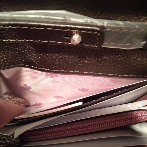 Was💲89! Unique ♠️Kate Spade "Wallet on a Chain" - Picture 8 of 16